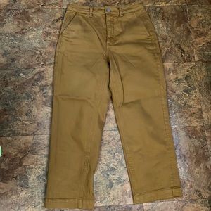 Everlane cropped straight leg pants